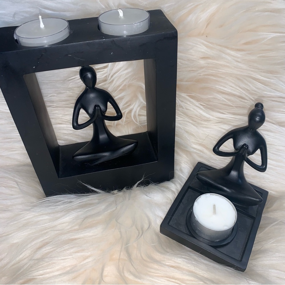 SALE!! Yoga tealight set for meditation or ritual.   4